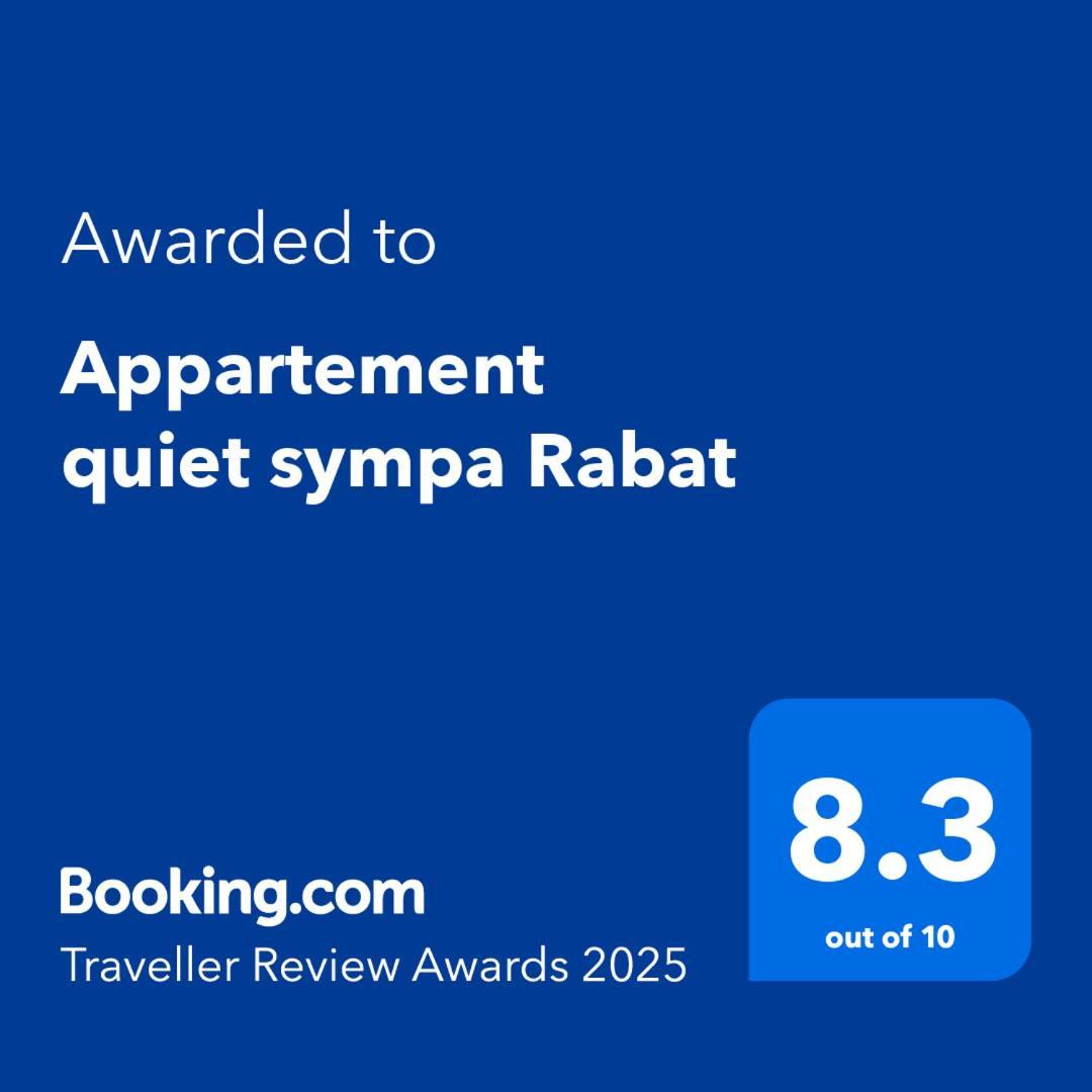 Appartement Quiet sympa Rabat Extérieur photo